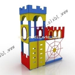 Przedszkole Castle Model 3D sprzętu