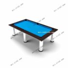 पूल टेबल 3 डी मॉडल।