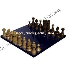 チェス盤の3Dモデル