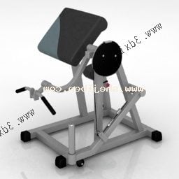 Fitnessgerät mit großem LCD-3D-Modell