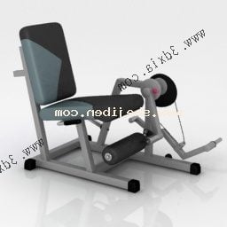 Treadmill Bench Fitness Equipment 3d model