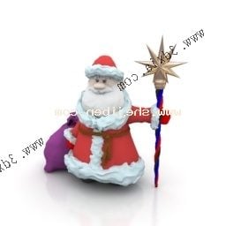 Kindergarten Santa Claus Character 3d model