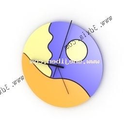 3d модель дитячого настінного годинника