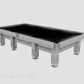 Mesa de bilhar preta Modelo 3d