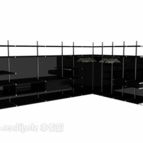 مدل کمد اتاق خواب با آینه ترکیبی سه بعدی