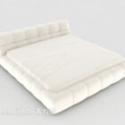Double Bed White Mattress