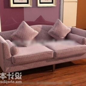 Model 3d Sofa Unta Pink