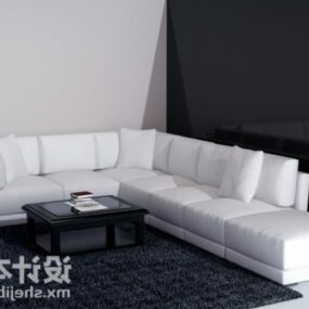 L Corner Sofa V3 3d model