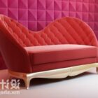 Sofa Belakang Tinggi Klasik