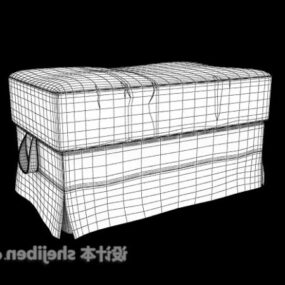 Antiek Kruk Chinees Meubilair 3D-model