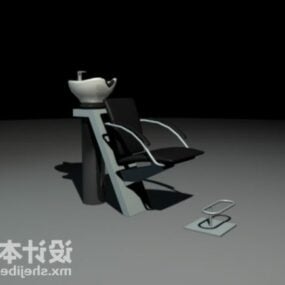 Chaise de lavage simple modèle 3D