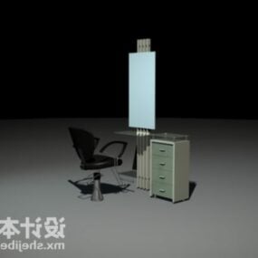 Office Chair With Cabinet 3d model