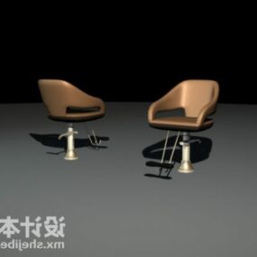 Leather Washing Chair 3d model