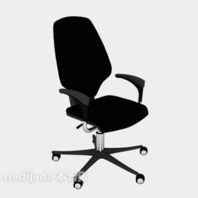 Staff Office Wheels Chair 3d model
