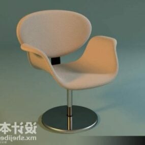 כיסא עור סלון דגם תלת מימד