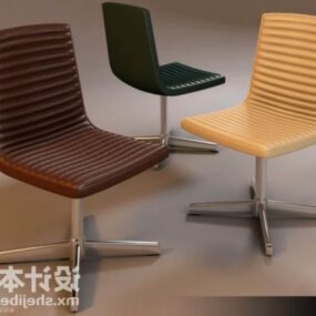 Fixed Leg Office Chair 3d model