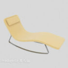 Fauteuil inclinable jaune
