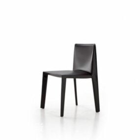 Black Plastic Chair 3d model
