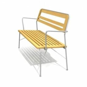 Park Bench Chair 3d model