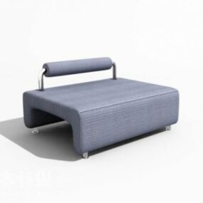 Low Back Sofa Stool 3d model