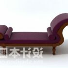European Purple Lounge Chair