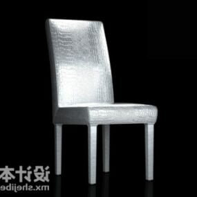 White Common Restaurant Chair 3d model