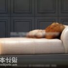 Καναπές σαλονιού σε μπεζ χρώμα