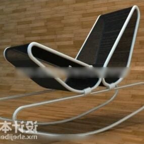 3D model čalounění šedé textilní sedadlo