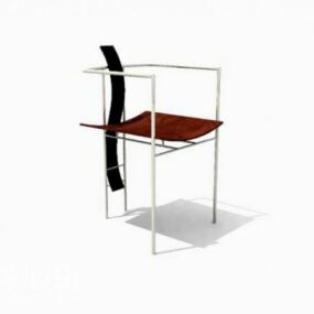 Minimalist Iron Chair 3d model