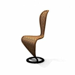 S 모양의 의자 3d 모델