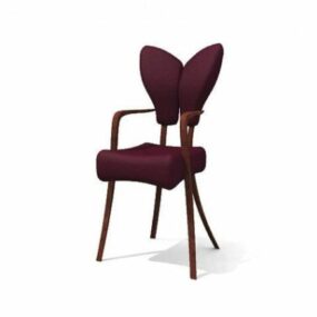 Chair Purple Back 3d model