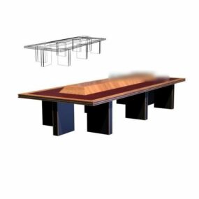 Conference Table Office Design 3d model