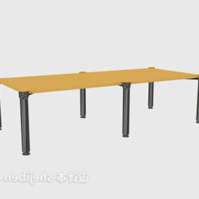 Conference Table Iron Legs 3d model