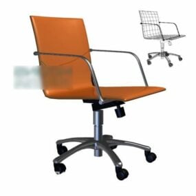 Typowy model krzesła biurowego 3D