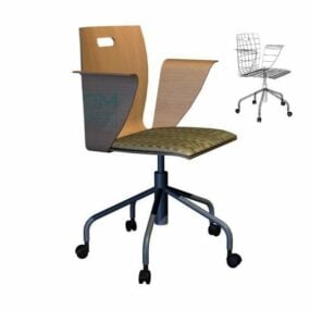 Office Chair For Staff 3d model