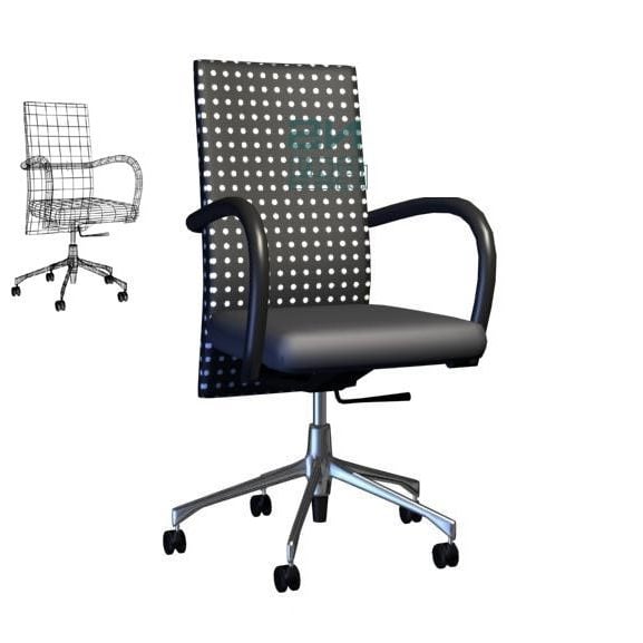 Office Chair Wheels Style Free 3d Model - .Max - Open3dModel - 551003