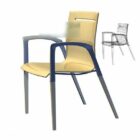 Simple Office Chair Yellow Color