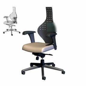 Modern Office Wheel Chair 3d model