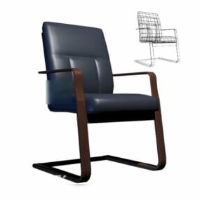 Office Chair C Shaped Leg 3d model