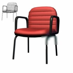 Office Chair Steel Frame 3d model