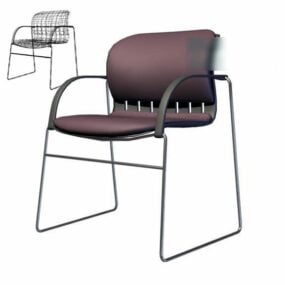 Low Back Office Chair 3d model