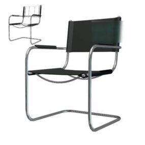 3д модель низкого офисного стула C Leg