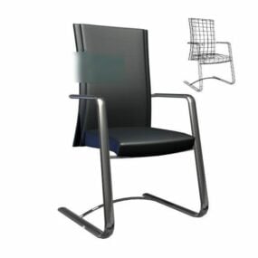 Krzesło biurowe ze stałą nogą Model 3D