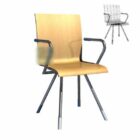 Modern Office Chair Yellow Color With Arm