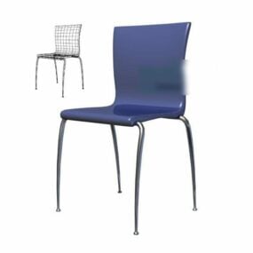 Modern Office Chair Blue Color 3d model