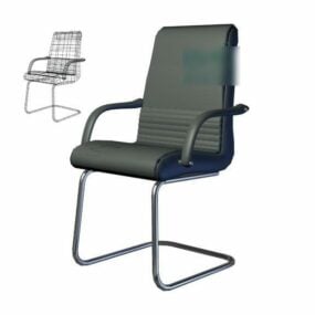 Modern Office Chair C Leg 3d model