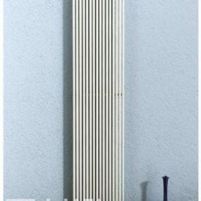 Modelo 3d de radiador elétrico branco quente