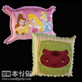 Realistyczny model poduszki dla dziecka 3D
