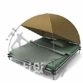 3д модель кровати Simple Platform