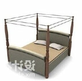 Poster Bed Modern Furniture 3d model